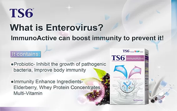 What is Enterovirus? ImmunoActive can boost immunity to prevent it!
