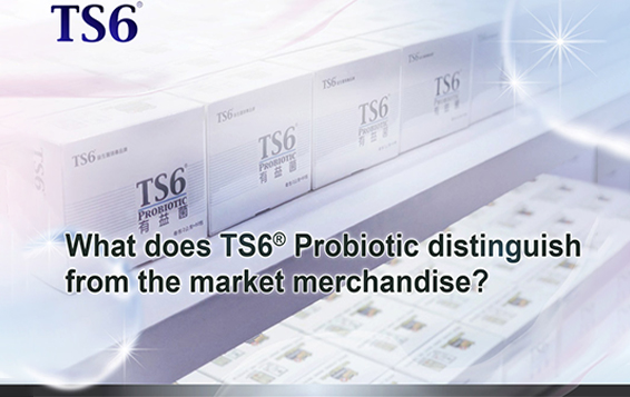 What does TS6 Probiotic distinguish from the market merchandise?