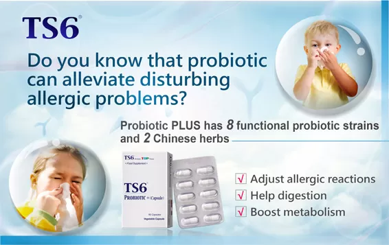 Do you know that probiotic can alleviate disturbing allergic problems?