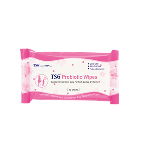 TS6 Probiotic Feminine Wipes, Female Cleansing Wipes