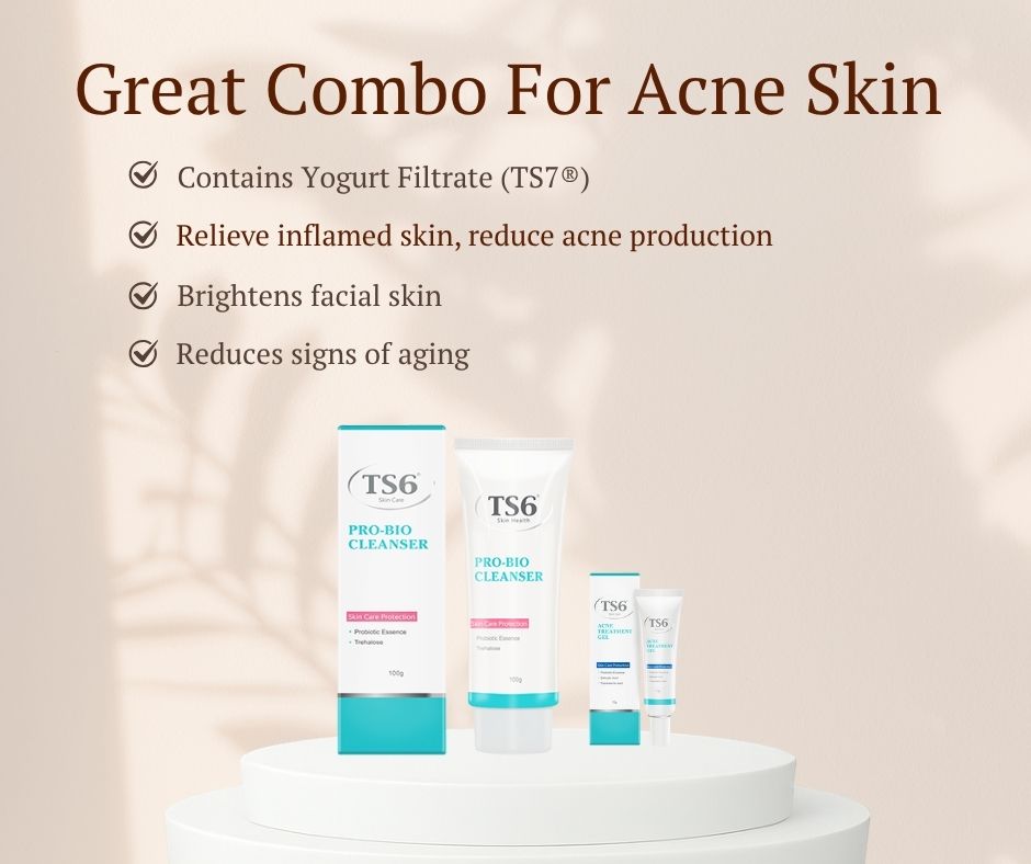 TS6_Pro_Bio_Cleanser_TS6_Acne_Treatment_gel_poster
